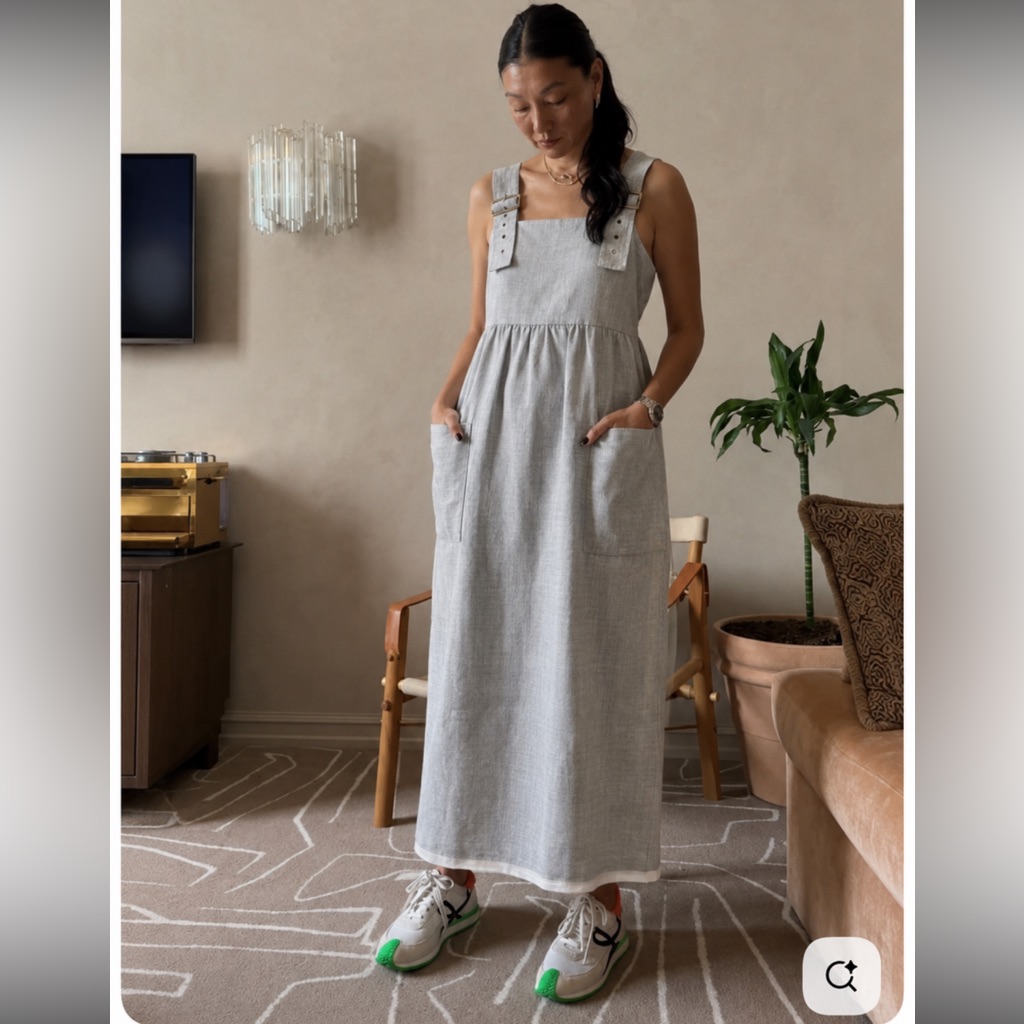 Lee Mathews Linen Maxi Dress 2